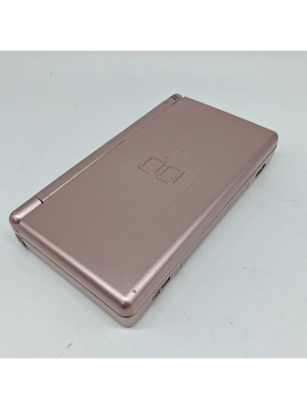Nintendo DS Lite Metallic Rose Pink Console Mario Kart DS Game Tested Working